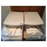 STORAGE, STACKABLE TOTES W MATERIAL 2 STORAGE, STACKABLE TOTES W MATERIAL 2