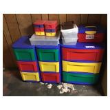 COLORED STORAGE BINS AND TOTES COLORED STORAGE BINS AND TOTES