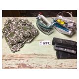IRONS, APRON, REMOTES IRONS, APRON, REMOTES