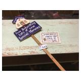 YARD STAKE, SIGN YARD STAKE, SIGN