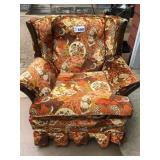 RETRO VELVET ARM CHAIR (matches lot 601) RETRO VELVET ARM CHAIR (matches lot 601)