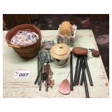 WINDCHIMES, BUCKET, BIRD HOUSE, MISC WINDCHIMES, BUCKET, BIRD HOUSE, MISC