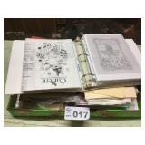 BINDERS W CRAFT PATTERNS, BOOKS BINDERS W CRAFT PATTERNS, BOOKS