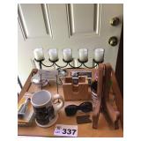 EASELS, RAMS MUG, CANDLE HOLDER, MISC EASELS, RAMS MUG, CANDLE HOLDER, MISC