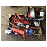 JACK STANDS,OIL, SCRAPER, BELT, MISC JACK STANDS,OIL, SCRAPER, BELT, MISC