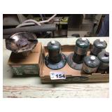 COLEMAN PROPANE 1 BURNER STOVE, BOTTLES (2 FULL COLEMAN PROPANE 1 BURNER STOVE, BOTTLES (2 FULL