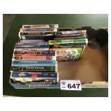 VHS TAPES, DVDS VHS TAPES, DVDS