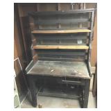 SHOP TABLE WITH SHELVES SHOP TABLE WITH SHELVES