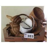 ASSORTMENT OF BASKETS ASSORTMENT OF BASKETS