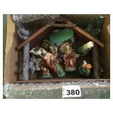 CHALK NATIVITY SCENE CHALK NATIVITY SCENE