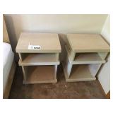 BLONDE NIGHTSTANDS ( matches lots 531, 555) BLONDE NIGHTSTANDS ( matches lots 531, 555)