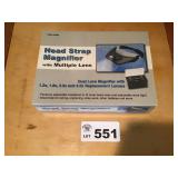 HEAD STRAP MAGNIFIER. NIB HEAD STRAP MAGNIFIER. NIB