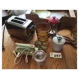 MIXER, TOASTER, HOT PADS, PITCHER MIXER, TOASTER, HOT PADS, PITCHER