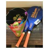 TENNIS RACKETS, BALLS TENNIS RACKETS, BALLS