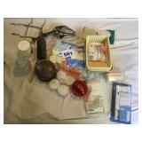 MAKE UP PADS, SHOE STRETCHERS, BASKETS, SOAP, MAKE UP PADS, SHOE STRETCHERS, BASKETS, SOAP,