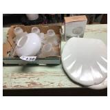 TOILET SEAT, SHADES, THERMOSTAT TOILET SEAT, SHADES, THERMOSTAT