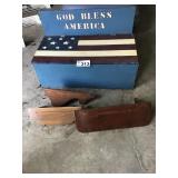 GOD BLESS AMERICA BOX, SHELVES GOD BLESS AMERICA BOX, SHELVES