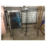 2 METAL RACKS 2 METAL RACKS