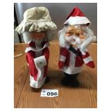 BOWLING PIN SANTA, MRS CLAUS BOWLING PIN SANTA, MRS CLAUS