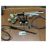 FAUCET, SHOWER HEAD, LIGHT FIXTURE FAUCET, SHOWER HEAD, LIGHT FIXTURE
