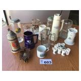 BEER STEINS, CUCKOO CLOCK BEER STEINS, CUCKOO CLOCK