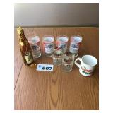 BUDWEISER GLASSES, COORS GLASSES, MISC ITEMS BUDWEISER GLASSES, COORS GLASSES, MISC ITEMS