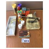 PLUME PEN, ADDING MACHINE, TIN TRAIN, MUGS PLUME PEN, ADDING MACHINE, TIN TRAIN, MUGS
