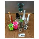 GLASSES, VASES GLASSES, VASES