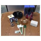 BLACK MILKGLASS, CARNIVAL WARE, CANDLESTICKS, BLACK MILKGLASS, CARNIVAL WARE, CANDLESTICKS,