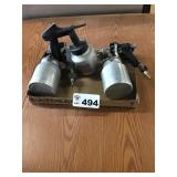 2 PAINT GUNS, SAND BLASTER 2 PAINT GUNS, SAND BLASTER