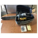 MCCULLOUGH 39 CC CHAINSAW IN CASE WITH EXTRA CHAIN MCCULLOUGH 39 CC CHAINSAW IN CASE WITH EXTRA CHAIN