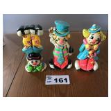VINTAGE HOLIDAY FAIR REVERSIBLE CERAMIC CLOWN VINTAGE HOLIDAY FAIR REVERSIBLE CERAMIC CLOWN