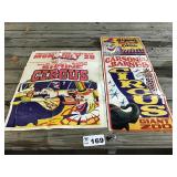 3 ADVERTISING CIRCUS POSTERS ( 2 are the same) 3 ADVERTISING CIRCUS POSTERS ( 2 are the same)