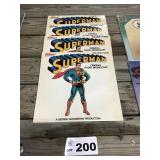 SUPERMAN VOL1-4 RECORD ALBUMS SUPERMAN VOL1-4 RECORD ALBUMS