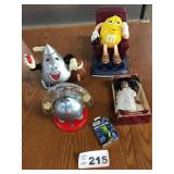 M&MS, HERSHEYS TOYS, STAR WARS CARDS, PORCELAIN M&MS, HERSHEYS TOYS, STAR WARS CARDS, PORCELAIN