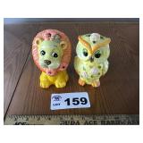 VINTAGE CERAMIC PET BANKS MADE IN TAIWAN VINTAGE CERAMIC PET BANKS MADE IN TAIWAN