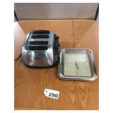 4 SLICE TOASTER, CLOCK 4 SLICE TOASTER, CLOCK