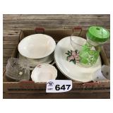PLATTER, JUICE PITCHER, DISHES PLATTER, JUICE PITCHER, DISHES