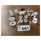 MINATURE TEA SET, FIGURES MINATURE TEA SET, FIGURES