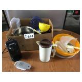 TUPPERWARE, POTS PANS, CAN OPENER TUPPERWARE, POTS PANS, CAN OPENER