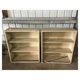 2 METAL SHELVING UNITS 2 METAL SHELVING UNITS