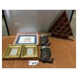 FRAMES, CHALK OWLS, SHADOW BOX FRAMES, CHALK OWLS, SHADOW BOX