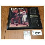CARDINAL PLAQUE, BB CARD CARDINAL PLAQUE, BB CARD