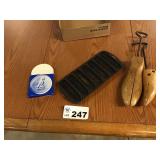 CAST IRON CORNBREAD PAN, SHOE STRETCHERS, GOEBEL CAST IRON CORNBREAD PAN, SHOE STRETCHERS, GOEBEL