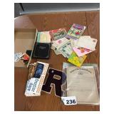 OLD CARDS, ARMY PAPER, ETC OLD CARDS, ARMY PAPER, ETC