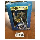 M&MS BLUES CAFE DISPENSER IN BOX M&MS BLUES CAFE DISPENSER IN BOX