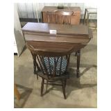 DROP LEAF TABLE W 2 LEAVES AND 2 CHAIRS DROP LEAF TABLE W 2 LEAVES AND 2 CHAIRS