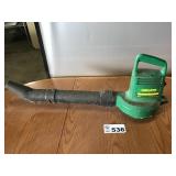 WEED EATER ELECTRIC LEAF BLOWER WEED EATER ELECTRIC LEAF BLOWER