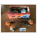 TAILLIGHTS, MIRROR, ASSORTMENT OF PARTS TAILLIGHTS, MIRROR, ASSORTMENT OF PARTS