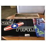 WOODEN BOX, AIR NAUTIQUE BANNER WOODEN BOX, AIR NAUTIQUE BANNER
